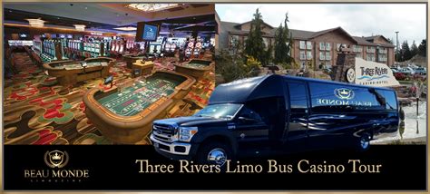 three rivers casino shuttle.